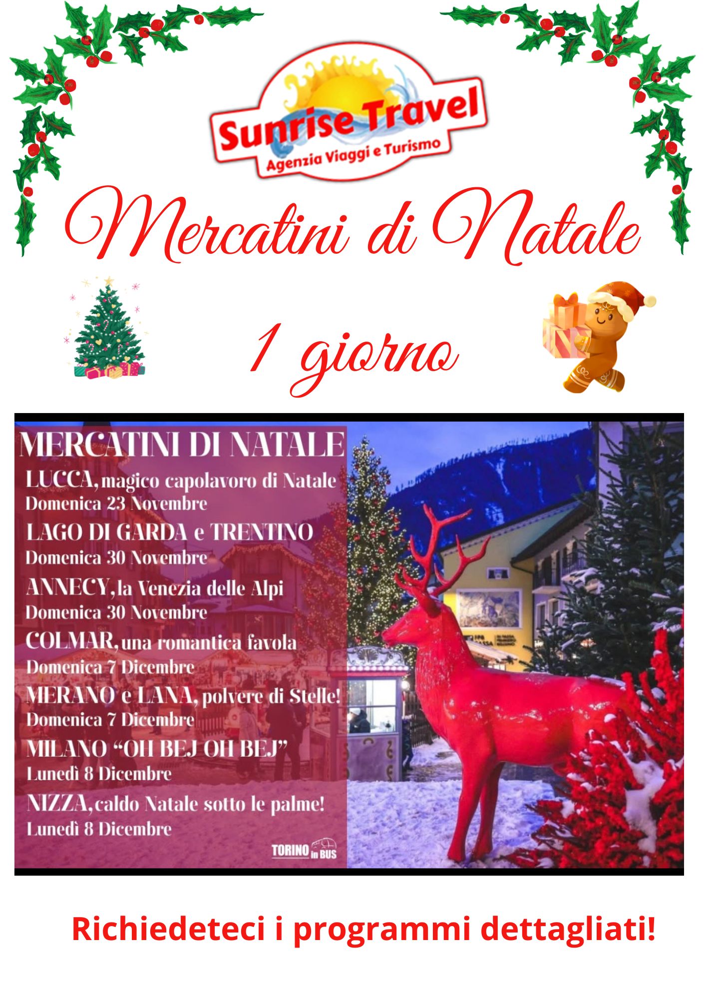 MERCATINI DI NATALE IN GIORNATA